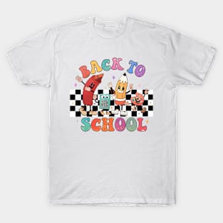 Back to School Retro Characters T-Shirt